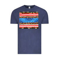 Vintage Denim usa camouflage american flag Vintage Tee - AdoDesignShop