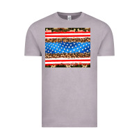 Vintage Zinc usa camouflage american flag Vintage Tee - AdoDesignShop