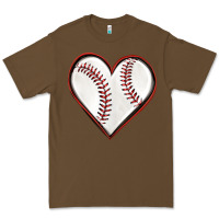 Cacao baseball heart Premium Tee - texasbilliewilder