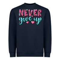 Navy never give up Heavyweight Sweatshirt - JahusDesignShop