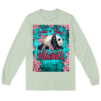 Matcha just a girl who loves pandas Long Sleeve Tee - LillyAllenDesigns