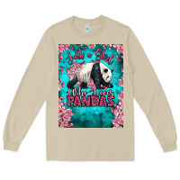 Mushroom just a girl who loves pandas Long Sleeve Tee - LillyAllenDesigns