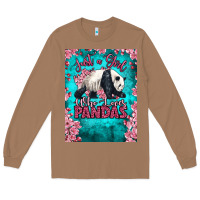 Toasted Coconut just a girl who loves pandas Long Sleeve Tee - LillyAllenDesigns