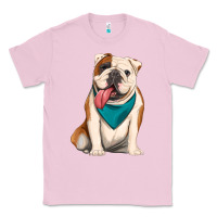 Bubblegum Pink english bulldog Classic Tee - Artiststas
