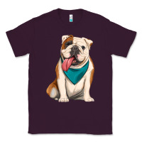 Plum english bulldog Classic Tee - Artiststas