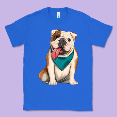 English Bulldog Classic Tee Designed By Artiststas