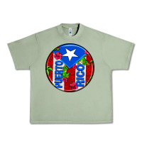 Oil Green puerto rico coasters Urban Heavy Tee - AdoDesignShop