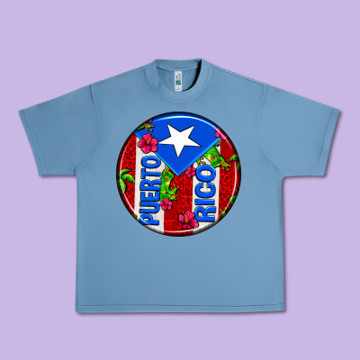 Puerto Rico Coasters Urban Heavy Tee Designed By Adodesignshop