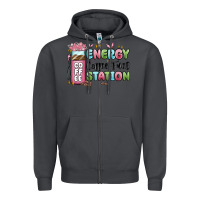 Smoke energy coffee fuel station Zipper Hoodie - MaliasSmallBusiness