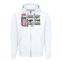 Energy Coffee Fuel Station Zipper Hoodie | Teevron