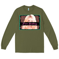 Army Green free britney leopard glitter Long Sleeve Tee - AdoDesignShop