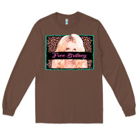 Chestnut free britney leopard glitter Long Sleeve Tee - AdoDesignShop