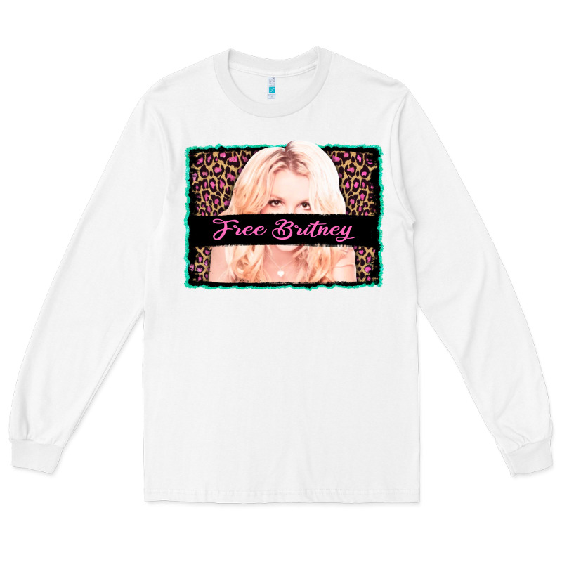 Free Britney Leopard Glitter Long Sleeve Tee by AdoDesignShop | Teevron