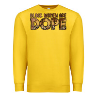 Lemon black women are dope Premium Sweatshirt - LillyAllenDesigns