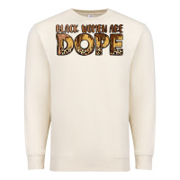 Sandshell black women are dope Premium Sweatshirt - LillyAllenDesigns