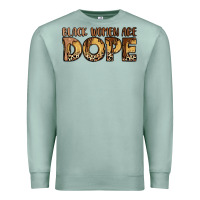 Seafoam black women are dope Premium Sweatshirt - LillyAllenDesigns