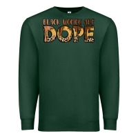 Sports Green black women are dope Premium Sweatshirt - LillyAllenDesigns
