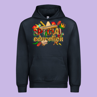 Cinco De Mayo Special Education Urban Hoodie Designed By Cowgirlartshop
