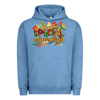 Pigment Pebble Blue cinco de mayo special education Urban Hoodie - CowGirlArtShop