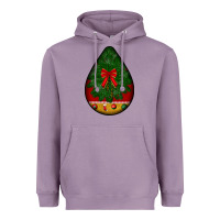 Lavender christmas teardrop Heavyweight Hoodie - BundleAndBundleShop