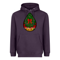 Plum christmas teardrop Heavyweight Hoodie - BundleAndBundleShop