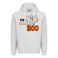 Dove Grey I'm Someone's Boo Halloween Premium Hoodie - Bettercallsaul
