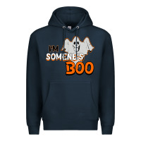 Navy I'm Someone's Boo Halloween Premium Hoodie - Bettercallsaul