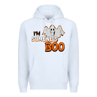 White I'm Someone's Boo Halloween Premium Hoodie - Bettercallsaul