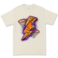 Bone basketball lightning bolt Premium Tee - Zillion Design Studio