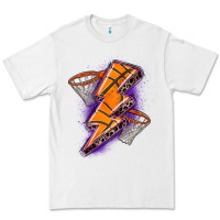 White basketball lightning bolt Premium Tee - Zillion Design Studio