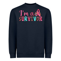Navy i'm a survivor Heavyweight Sweatshirt - JahusDesignShop