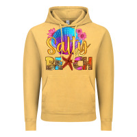 Vintage Mustard salty beach Vintage Hoodie - HRA Design Shop
