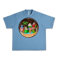 Pebble Blue puerto rico coasters Urban Heavy Tee - AdoDesignShop