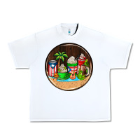 White puerto rico coasters Urban Heavy Tee - AdoDesignShop