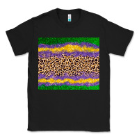 Black mardi gras leopard Classic Tee - AdoDesignShop