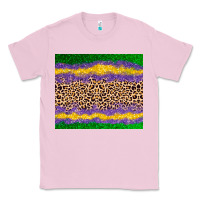 Bubblegum Pink mardi gras leopard Classic Tee - AdoDesignShop