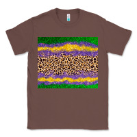 Chestnut mardi gras leopard Classic Tee - AdoDesignShop