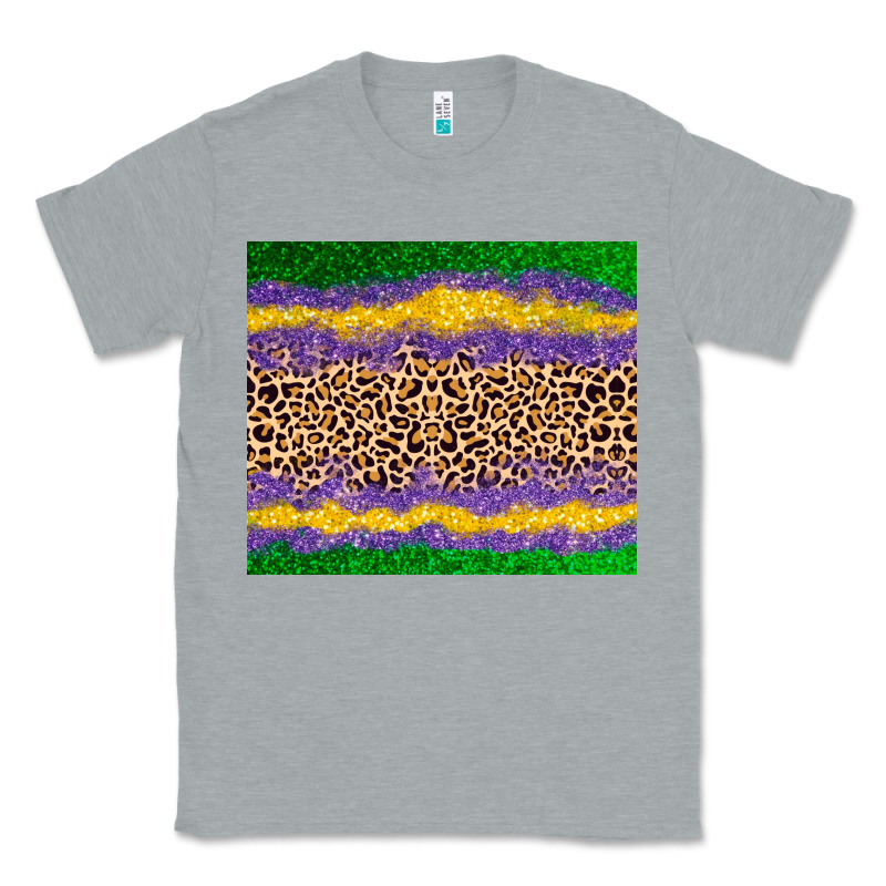 Mardi Gras Leopard Classic Tee by AdoDesignShop | Teevron