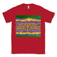 Red mardi gras leopard Classic Tee - AdoDesignShop