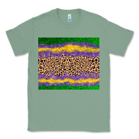 Sage mardi gras leopard Classic Tee - AdoDesignShop