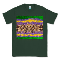 Sports Green mardi gras leopard Classic Tee - AdoDesignShop