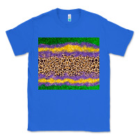 True Royal mardi gras leopard Classic Tee - AdoDesignShop