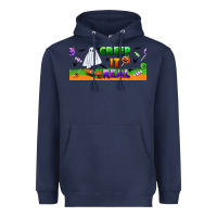 Navy creep it real libbey glass Heavyweight Hoodie - BundleAndBundleShop