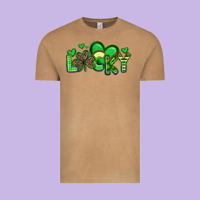 Lucky St Patrick S Day Vintage Tee Designed By Artiststas