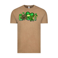 Vintage Coffee lucky st patrick s day Vintage Tee - Artiststas