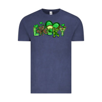 Vintage Denim lucky st patrick s day Vintage Tee - Artiststas