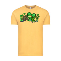 Vintage Mustard lucky st patrick s day Vintage Tee - Artiststas