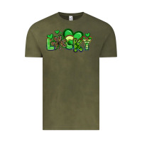 Vintage Olive lucky st patrick s day Vintage Tee - Artiststas