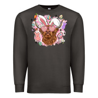 Smoke highland heifer easter Premium Sweatshirt - LillyAllenDesigns