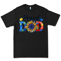 Black proud dad autism Premium Tee - BarkalooDesign